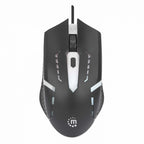 Mouse Gamer Manhattan Óptico 190206, Alámbrico, USB-A, 1500DPI, Negro