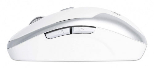Mouse Manhattan MW6185, Inalámbrico, Óptico, 1.600DPI, RF Inalámbrico, Blanco