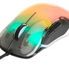 Mouse Manhattan Óptico 190381, Inalámbrico, USB-A, 12800 DPI, Transparente