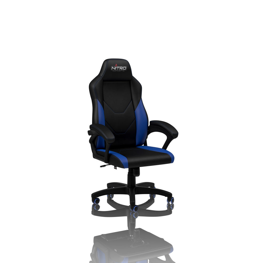 PC Gamer Silla Gamer Nitro Concepts C100 - Negro / Azul - Mythic Mexico