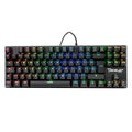 Teclado Mecanico Ocelot Gaming Ok-Tkl2 / Switch Rojo / Full Rgb / 88 Teclas / Anthigosting / Usb / Color Negro