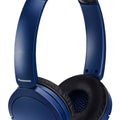 Audifonos Bluetooth Tipo Diadema (On-Ear) Panasonic Rb-Hf630Be-A, Color Azul, Funcion Manos Libres/Microfono, 72 Horas Bateria, Ultralivianos