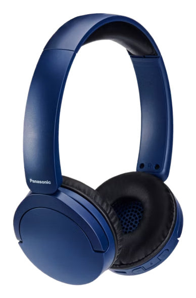 Audifonos Bluetooth Tipo Diadema (On-Ear) Panasonic Rb-Hf630Be-A, Color Azul, Funcion Manos Libres/Microfono, 72 Horas Bateria, Ultralivianos