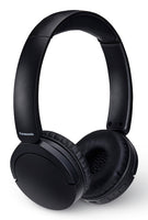 Audifonos Bluetooth Tipo Diadema (On-Ear) Panasonic Rb-Hf630Be-K, Color Negro, Funcion Manos Libres/Microfono, 72 Horas Bateria, Ultralivianos