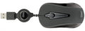 Mouse Mini Alambrico Retractil Optico 1000 Dpi Conector Usb Easy Line By Perfect Choice - Negro