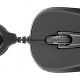 Mouse Mini Alambrico Retractil Optico 1000 Dpi Conector Usb Easy Line By Perfect Choice - Negro