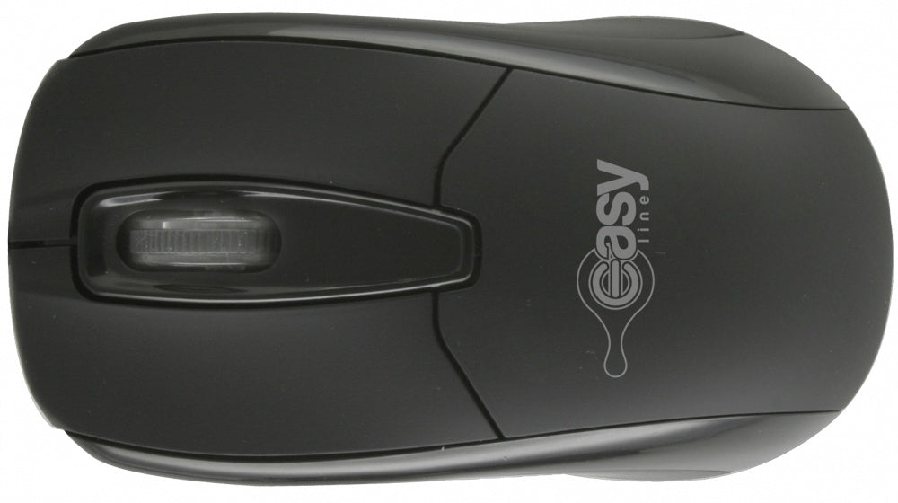 Mouse Alambrico Optico 1000 Dpi Conector Usb Easy Line By Perfect Choice - Negro