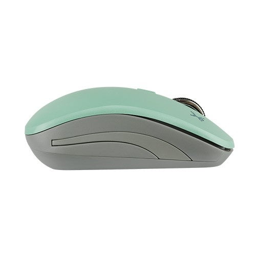 Mouse Inalambrico Optico 800 A 1600 Dpi Simetrico Dongle Usb Perfect Choice Essential - Turquesa