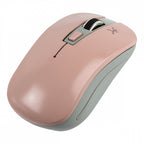 Mouse Inalambrico Optico 800 A 1600 Dpi Simetrico Dongle Usb Perfect Choice Essential - Rosa