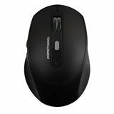 Mouse Inalambrico 1600 Dpi Optico Recargable Ergonomico Silencioso Perfect Choice Clix - Negro