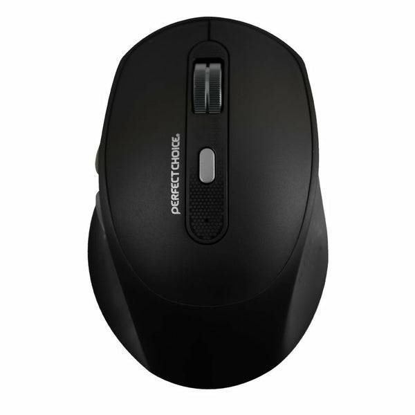 PC Gamer Mouse Inalambrico 1600 Dpi Optico Recargable Ergonomico Silencioso Perfect Choice Clix - Negro - México