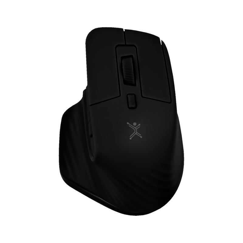 Mini Mouse Recargable Silencioso, Conexion Dual 2.4ghz Bluetooth Receptor Usb/Usb-C Negro