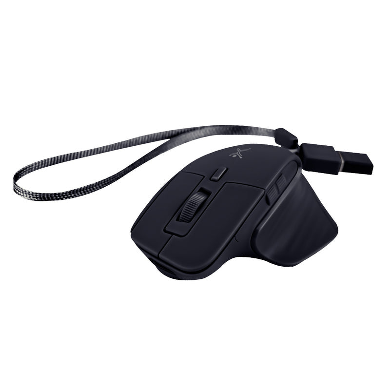 Mini Mouse Recargable Silencioso, Conexion Dual 2.4ghz+Bluetooth Receptor Usb/Usb-C Azul Perfect Choice