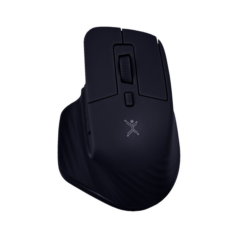 Mini Mouse Recargable Silencioso, Conexion Dual 2.4ghz+Bluetooth Receptor Usb/Usb-C Azul Perfect Choice