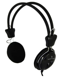 Audifonos Diadema Con Microfono 3.5 Mm Sin Adaptador Perfect Choice - Negro