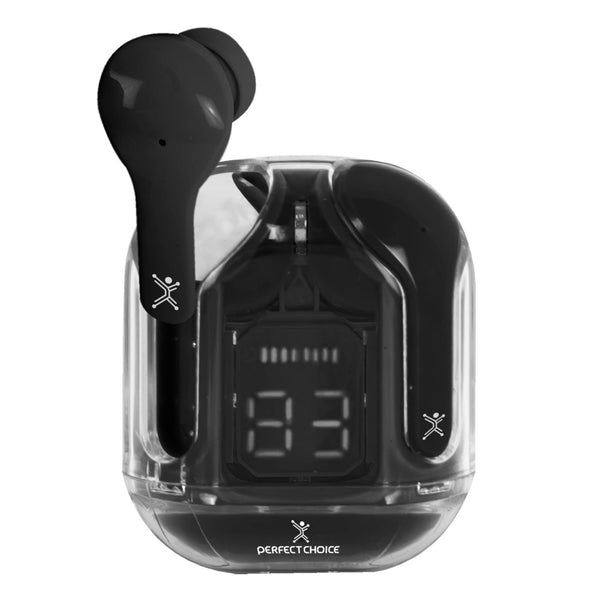 PC Gamer Audifonos Inalambricos Bluetooth Tws Con Display Perfect Choice Clearbeat - Negro - México