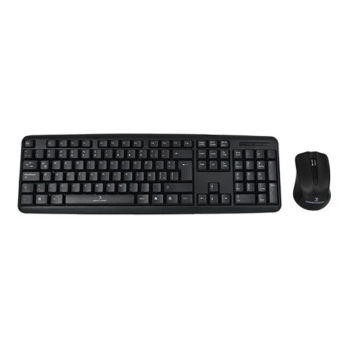 Kit De Teclado Y Mouse Alambrico Conector Usb Perfect Choice - Negro