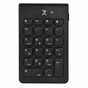 Teclado Numero Inalámbrico Conector Usb Portatil 22 Teclas De Membrana Perfect Choice Numbra - Negro