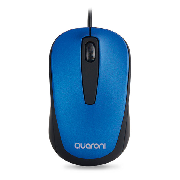 PC Gamer Mouse Optico Quaroni Alambrico Color Azul 1200 Dpi - México