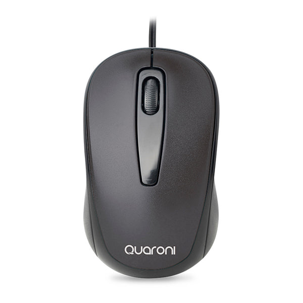 PC Gamer Mouse Optico Quaroni Alambrico Color Negro 1200 Dpi - México
