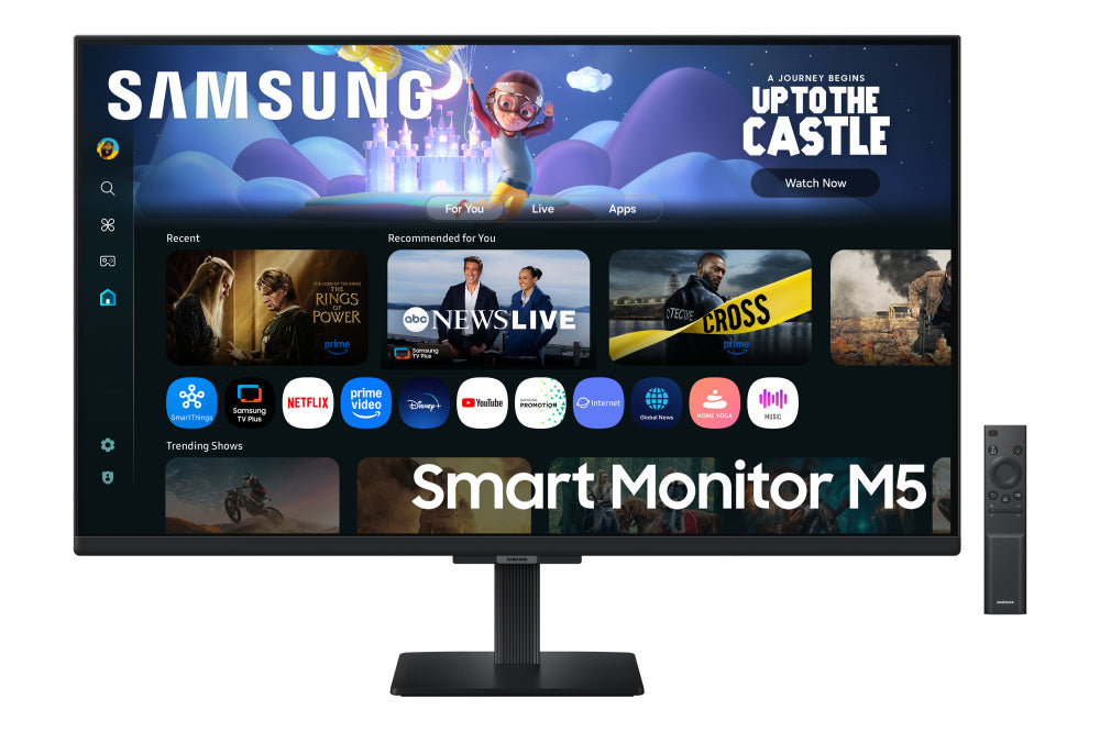 PC Gamer Monitor Led Samsung 32 Pulgadas /Smart Monitor M5/ Fhd (1920 X 1080)/ Va/ Plano/ Hdmi /Bt/ Wifi/ 60 Hz/ Negro - Mythic Mexico