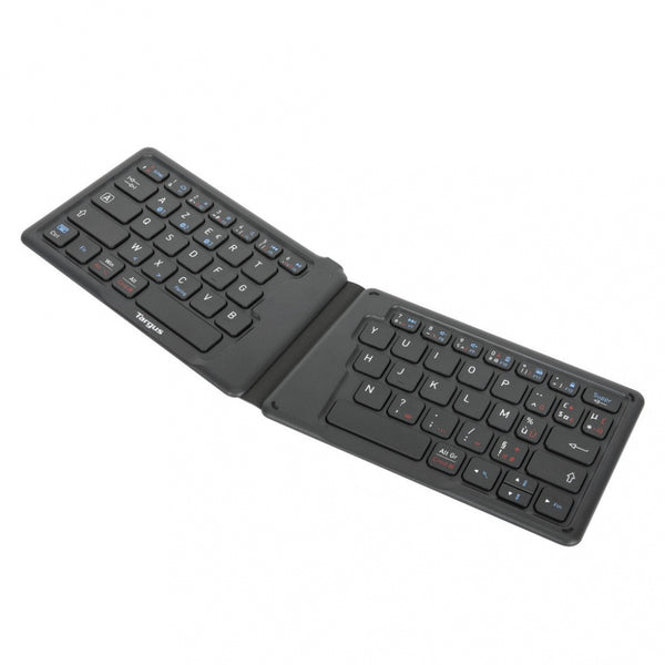 Teclado Ergonomico Targus Akf003Es Plegable Bluetooth Negro