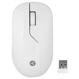 Mouse Techzone Tzacmoi49 Recargable Inalambrico Alta precisión 1200 Dpi 2.4 Ghz Blanco