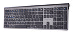 Teclado Techzonet Zactcb01 Inalambrico Bluetooth 2.0 Y 3.0, Recargable Tipo C