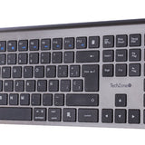 Teclado Techzonet Zactcb01 Inalambrico Bluetooth 2.0 Y 3.0, Recargable Tipo C