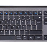 Teclado Techzonet Zactcb01 Inalambrico Bluetooth 2.0 Y 3.0, Recargable Tipo C