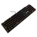 Teclado Gaming Mecanico Luz Rgb Bastion Vortred By Perfect Choice Legacy - Negro