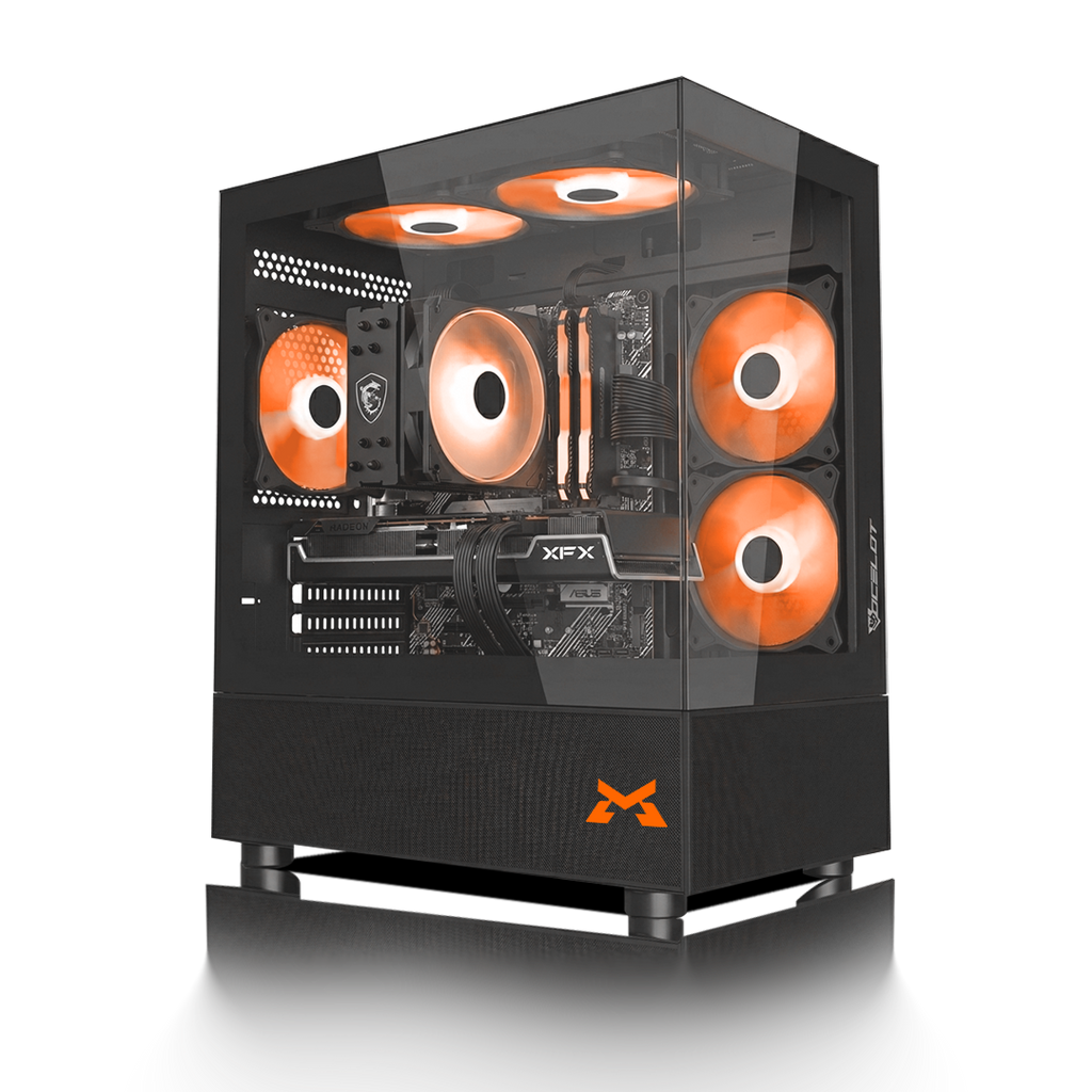 PC Gamer RX 9060 XT, AMD Ryzen 5 5500, 16GB DDR4, 500GB SSD M.2, Banshee - Mythic