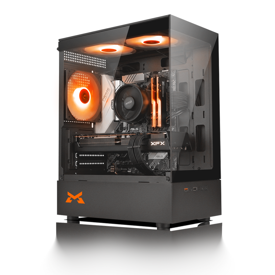 PC Gamer RX 9070, AMD Ryzen 5 5500, 32GB DDR4, 1TB SSD M.2, Wyvern - Mythic