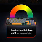 Teclado Balam Rush BR-945837, USB-C, Negro
