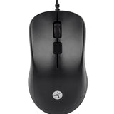 Mouse Alambrico Techzone Tzacmoa01 1200 Dpi  1.5 Mtrs Negro