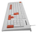 Teclado GETTTECH GGK-ESMWR-02-WH, Blanco