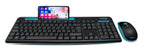 Kit Teclado y Mouse TECHZONE TZ20COMB02-INA, USB, Negro