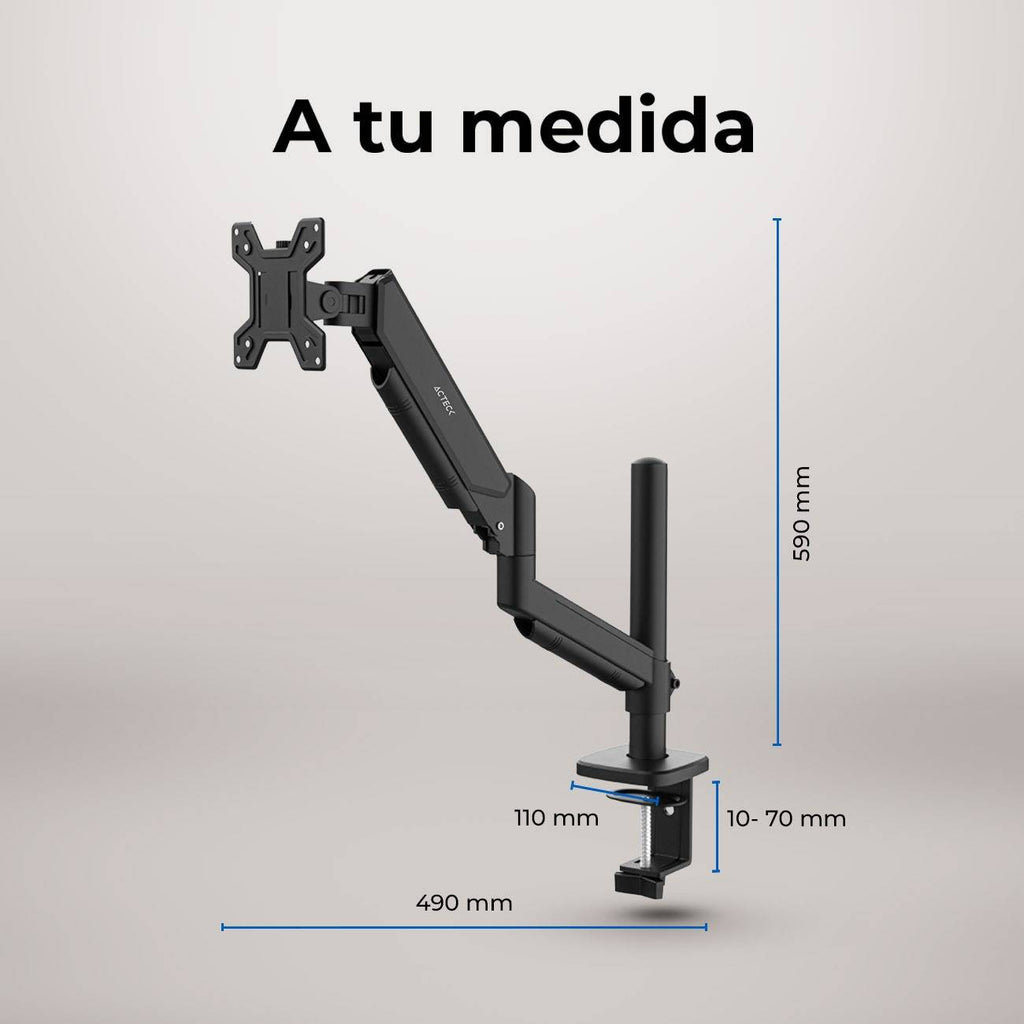 Soporte para Monitor ACTECK ENFORCE MOTION SM718 32", Negro