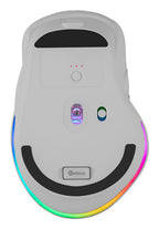 Mouse Inalámbrico GETTTECH GGM-RGBTR-01-WH, Blanco