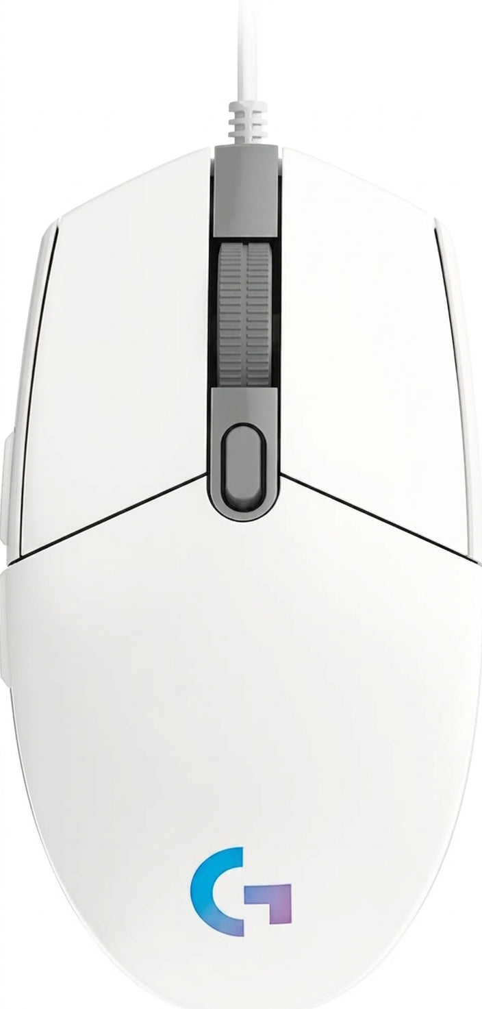 Mouse Gamer LOGITECH G203, 200-8.000 dpi, USB, Color blanco
