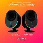 Bocinas ACTECK BS630, Bluetooth, Negro