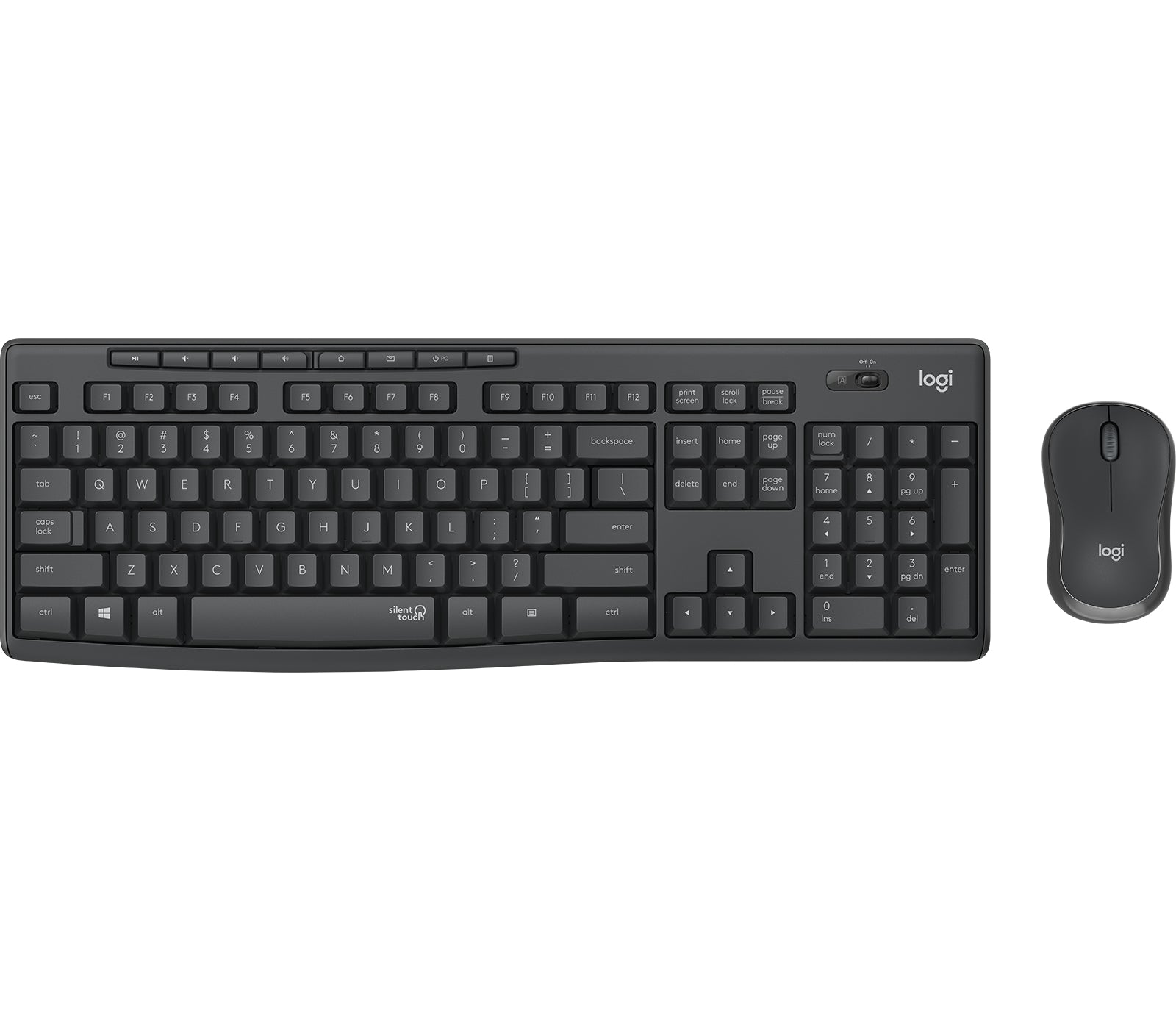 Kit Teclado y Mouse LOGITECH MK295 LED IPS, 441 x 149, 8 ms, Negro