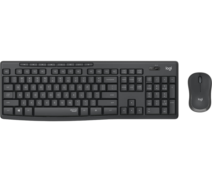 Kit Teclado y Mouse LOGITECH MK295 LED IPS, 441 x 149, 8 ms, Negro