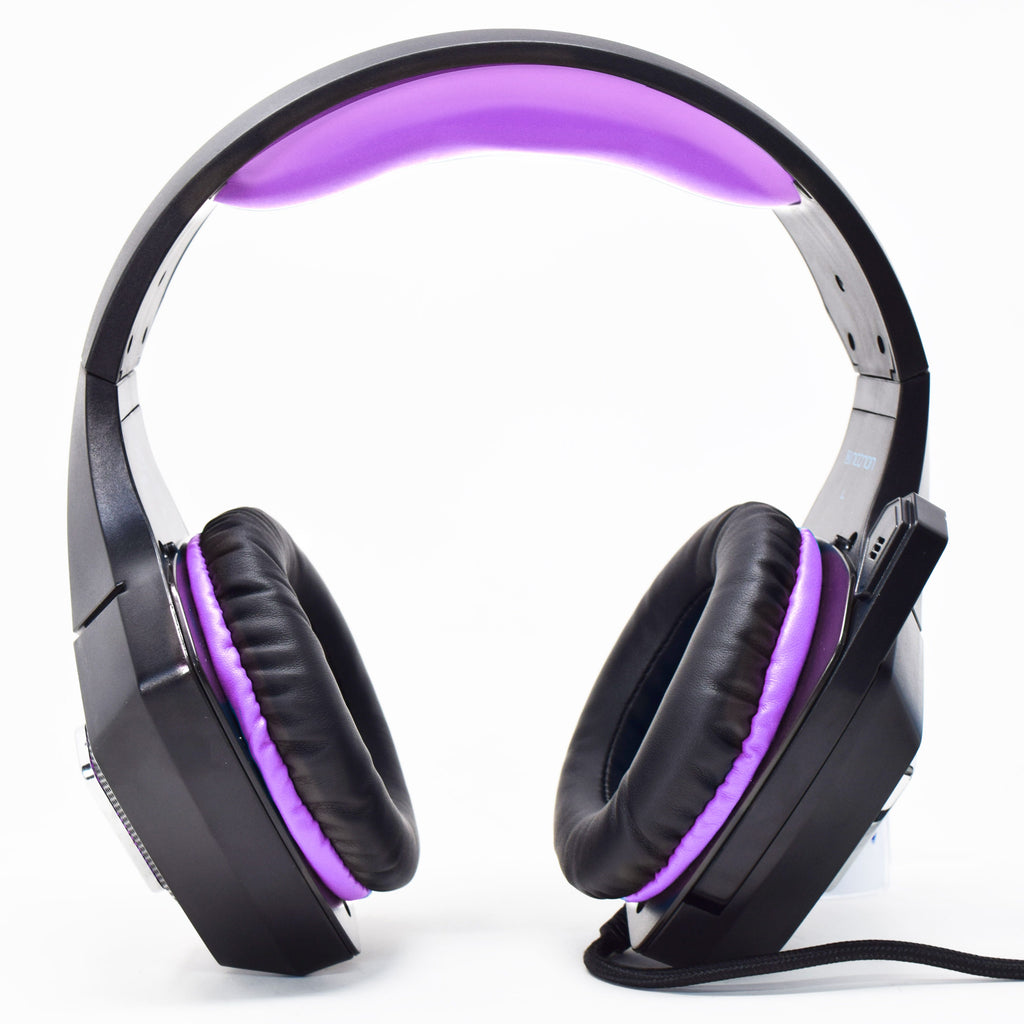 Headset Gamer NECNON NBHG-VIPER LED, 3.5mm/USB, Rosa