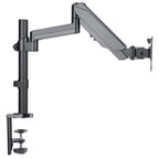 Soporte para Monitor MANHATTAN con pistón a gas,Soporta un monitor de 17 17", 100 x 100, Gris