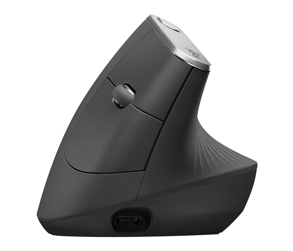 Mouse LOGITECH MX VERTICAL, USB-C, Negro