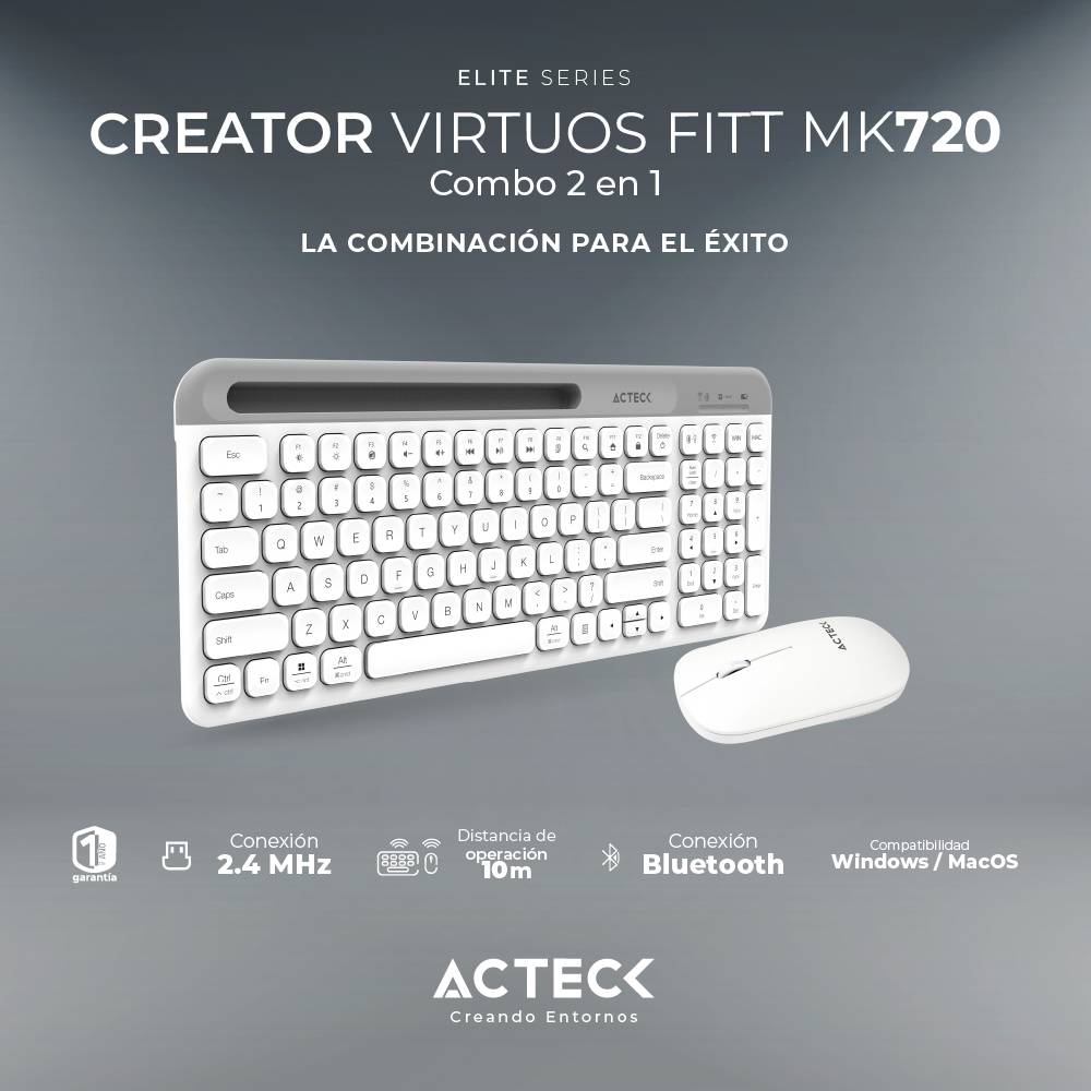 Kit Teclado y Mouse ACTECK MK720