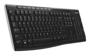 Teclado Inalámbrico LOGITECH K270 RF inalámbrico, Negro