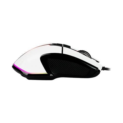 Mouse Gamer GAME FACTOR MO-602-WH, Alámbrico, 19000DPI, Negro