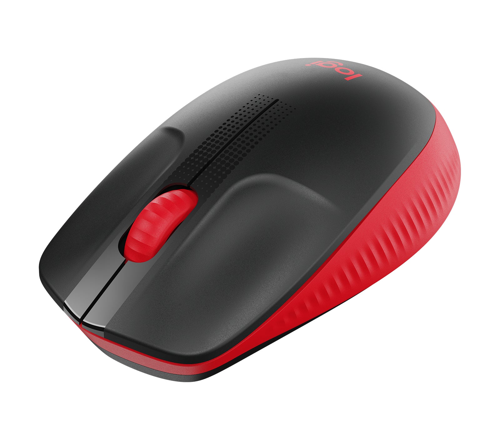 Mouse Inalámbrico LOGITECH M190, Rojo